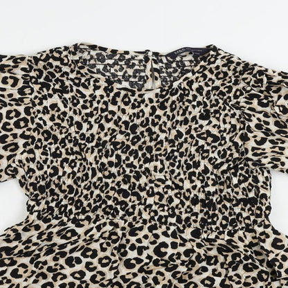 Womens UK Size 8 Marks and Spencer Black Basic Blouse