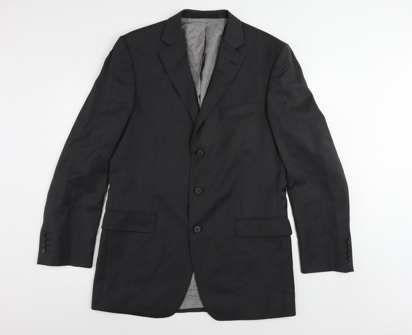Mens UK Size 40 Marks and Spencer Regular Grey Suit Jacket