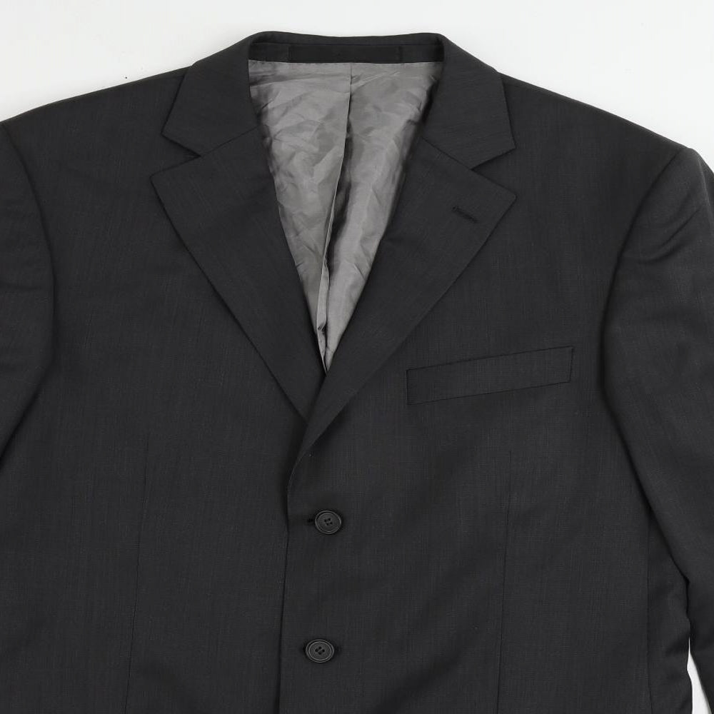 Mens UK Size 40 Marks and Spencer Regular Grey Suit Jacket