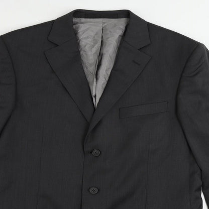 Mens UK Size 40 Marks and Spencer Regular Grey Suit Jacket