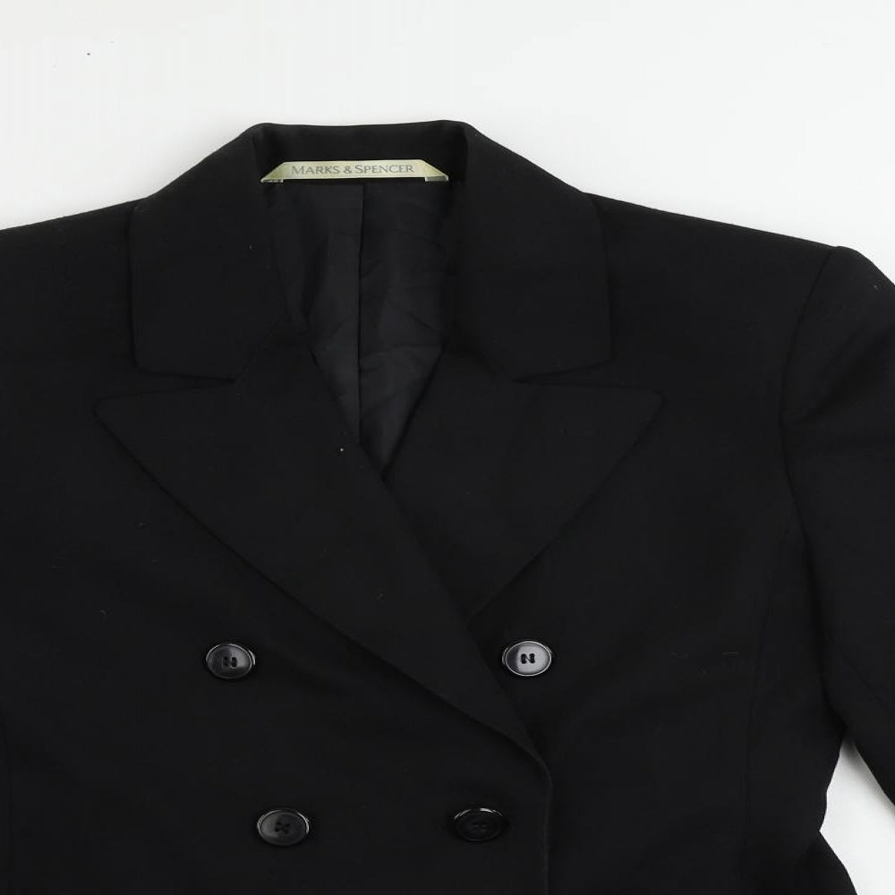 Womens UK Size 10 St Michael Black Jacket
