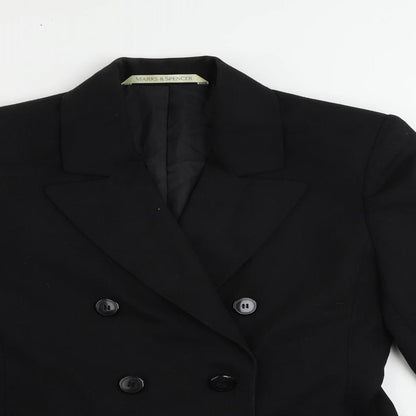 Womens UK Size 10 St Michael Black Jacket