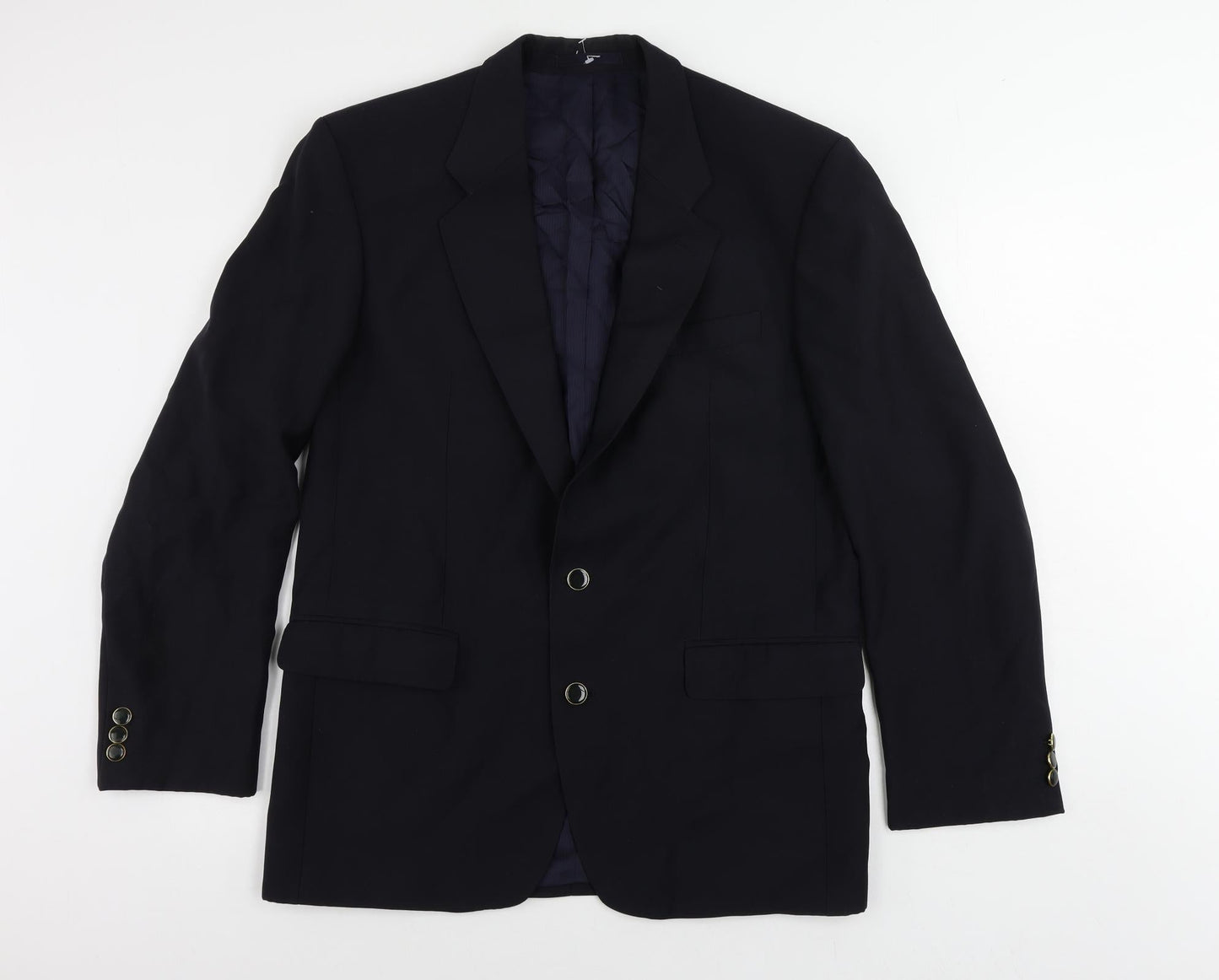 Mens UK Size 40 St Michael Regular Blue Suit Jacket