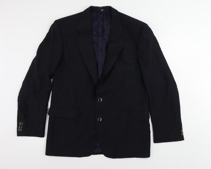 Mens UK Size 40 St Michael Regular Blue Suit Jacket