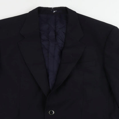 Mens UK Size 40 St Michael Regular Blue Suit Jacket