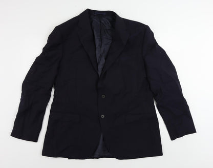 Mens UK Size 44 Marks and Spencer Regular Blue Suit Jacket