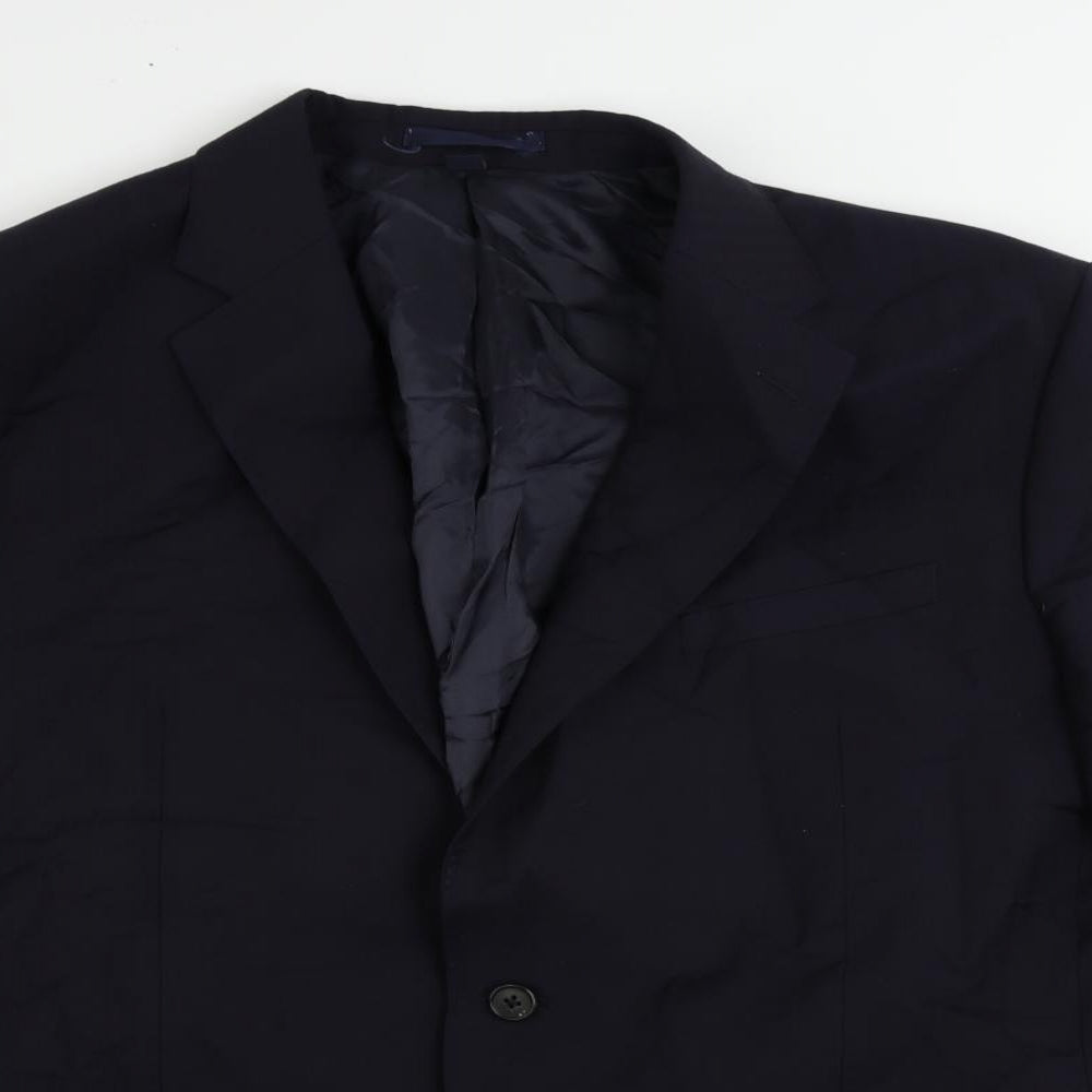 Mens UK Size 44 Marks and Spencer Regular Blue Suit Jacket