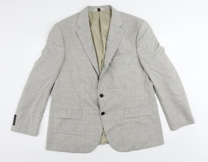 Mens UK Size 44 Marks and Spencer Regular Beige Suit Jacket