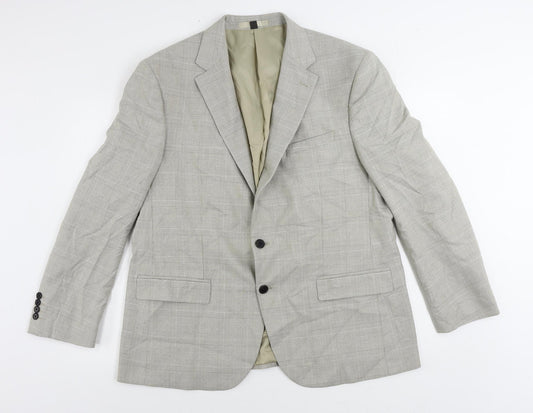 Mens UK Size 44 Marks and Spencer Regular Beige Suit Jacket