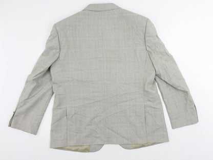 Mens UK Size 44 Marks and Spencer Regular Beige Suit Jacket