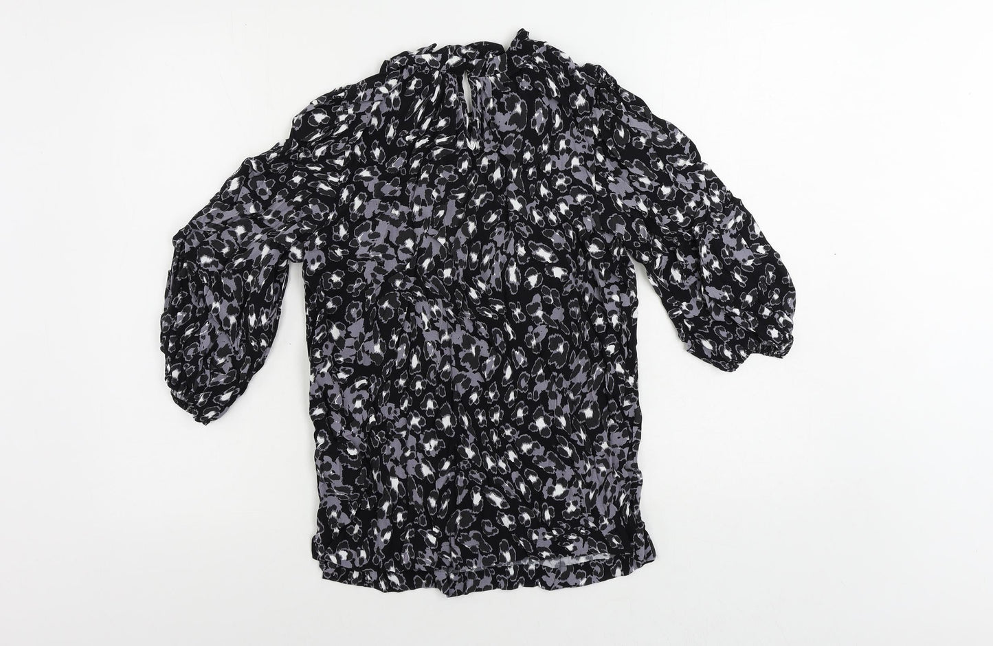 Womens UK Size 8 Marks and Spencer Black Basic Blouse