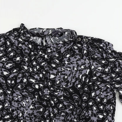 Womens UK Size 8 Marks and Spencer Black Basic Blouse