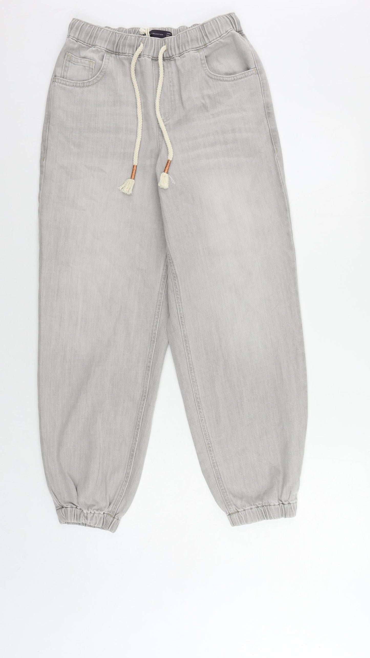 Womens UK Size 6 Marks and Spencer Regular Fit Jogger Grey Trousers