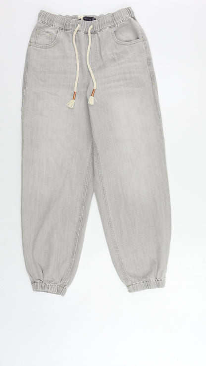 Womens UK Size 6 Marks and Spencer Regular Fit Jogger Grey Trousers