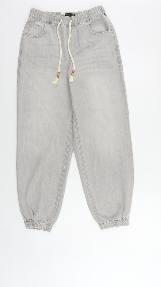 Womens UK Size 6 Marks and Spencer Regular Fit Jogger Grey Trousers