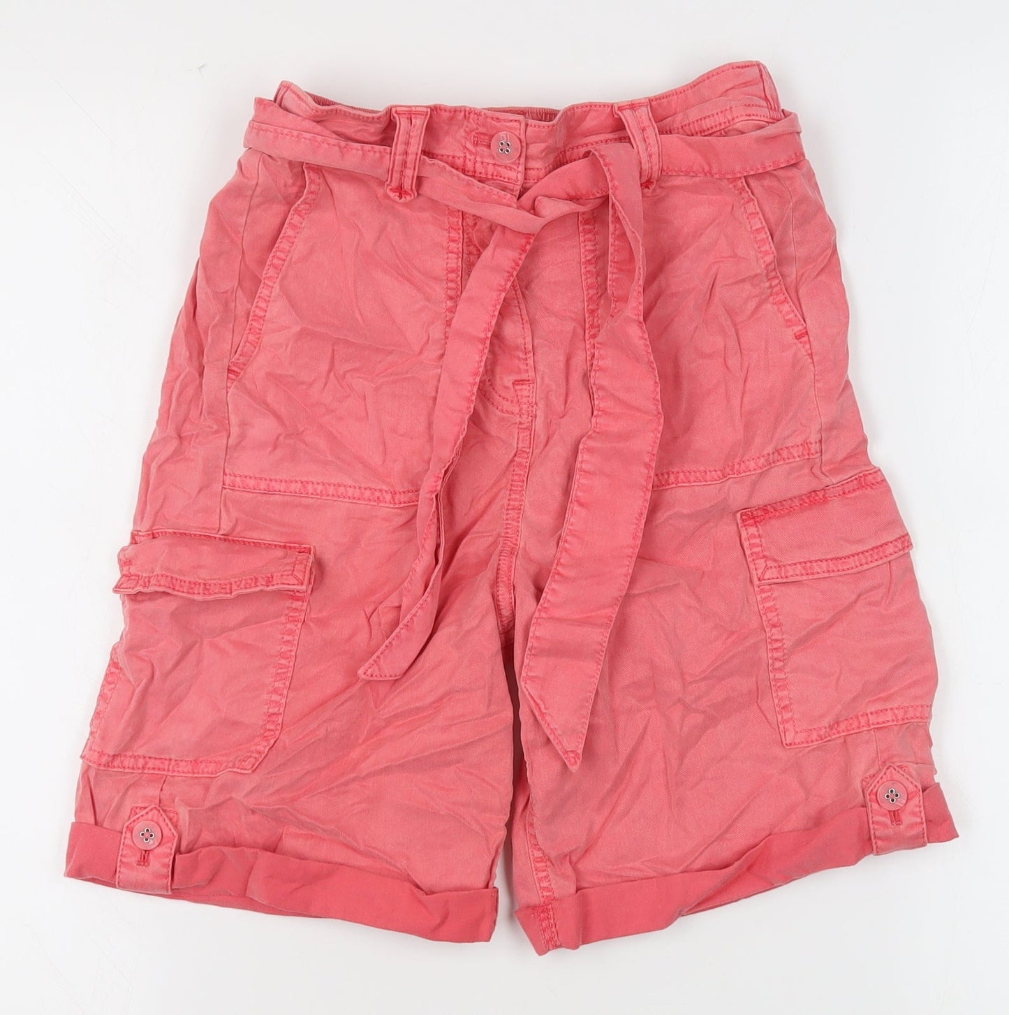 Marks and Spencer Women’s Pink Cargo Shorts Size 6