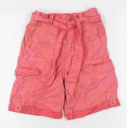Marks and Spencer Women’s Pink Cargo Shorts Size 6