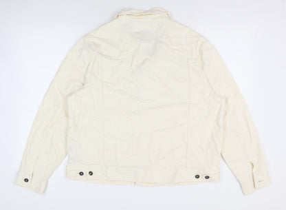 Womens UK Size 2XL Marks and Spencer Ivory Basic Jacket