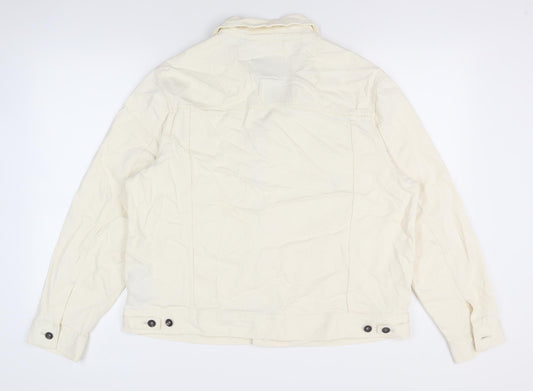 Womens UK Size 2XL Marks and Spencer Ivory Basic Jacket