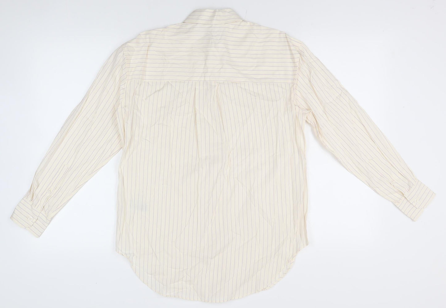 Womens UK Size 6 Marks and Spencer Ivory Basic Button-Up