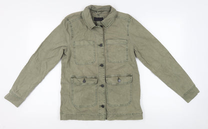 Womens UK Size 8 Marks and Spencer Green Military Jacket