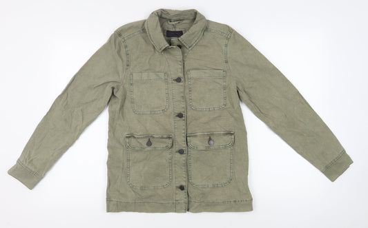Womens UK Size 8 Marks and Spencer Green Military Jacket