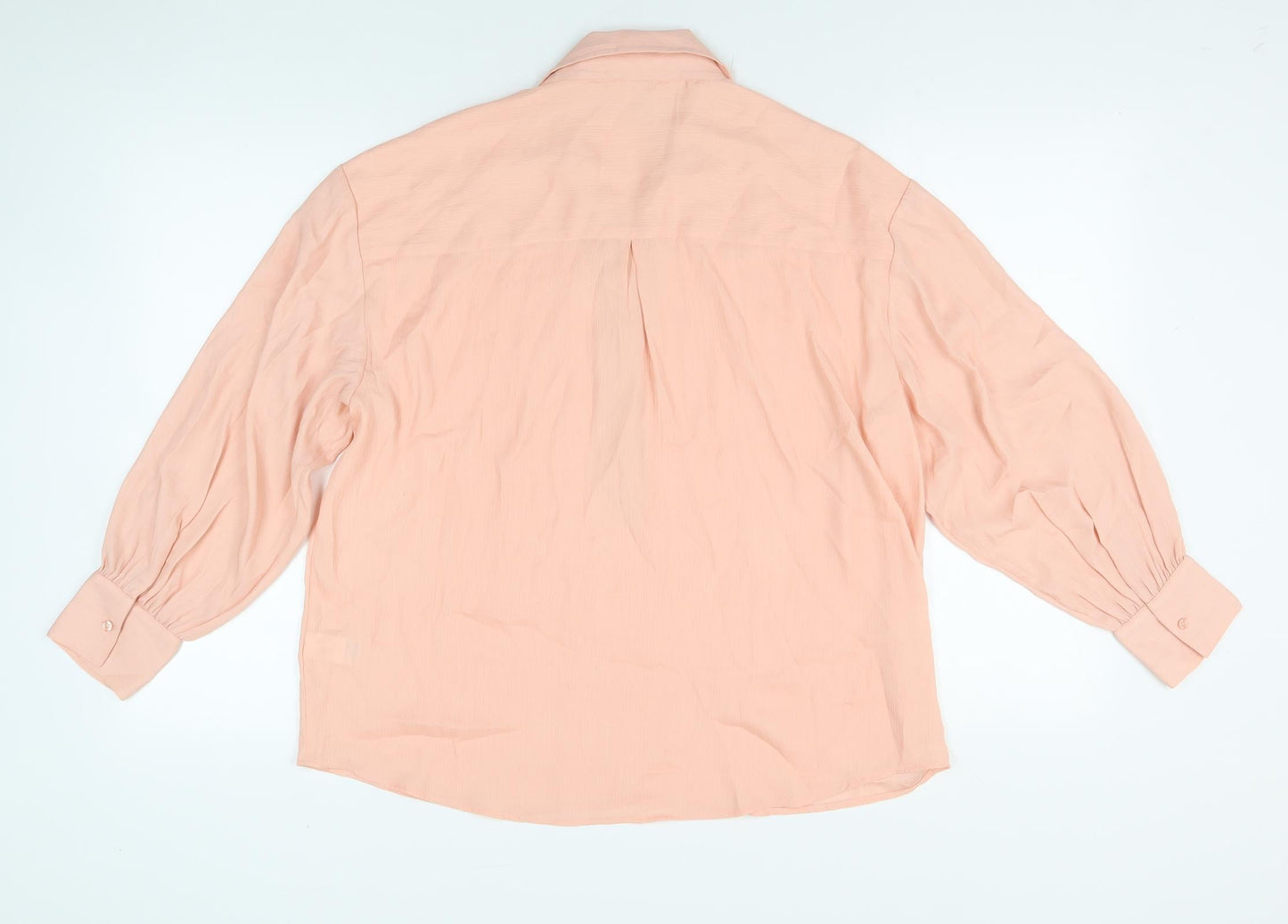 Womens UK Size 14 Marks and Spencer Pink Basic Blouse