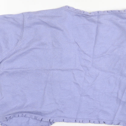 Womens UK Size 14 Debenhams Purple Shrug Jumper