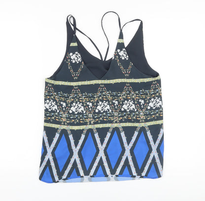 Womens UK Size 10 Topshop Multicoloured Camisole Tank