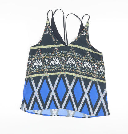 Womens UK Size 10 Topshop Multicoloured Camisole Tank