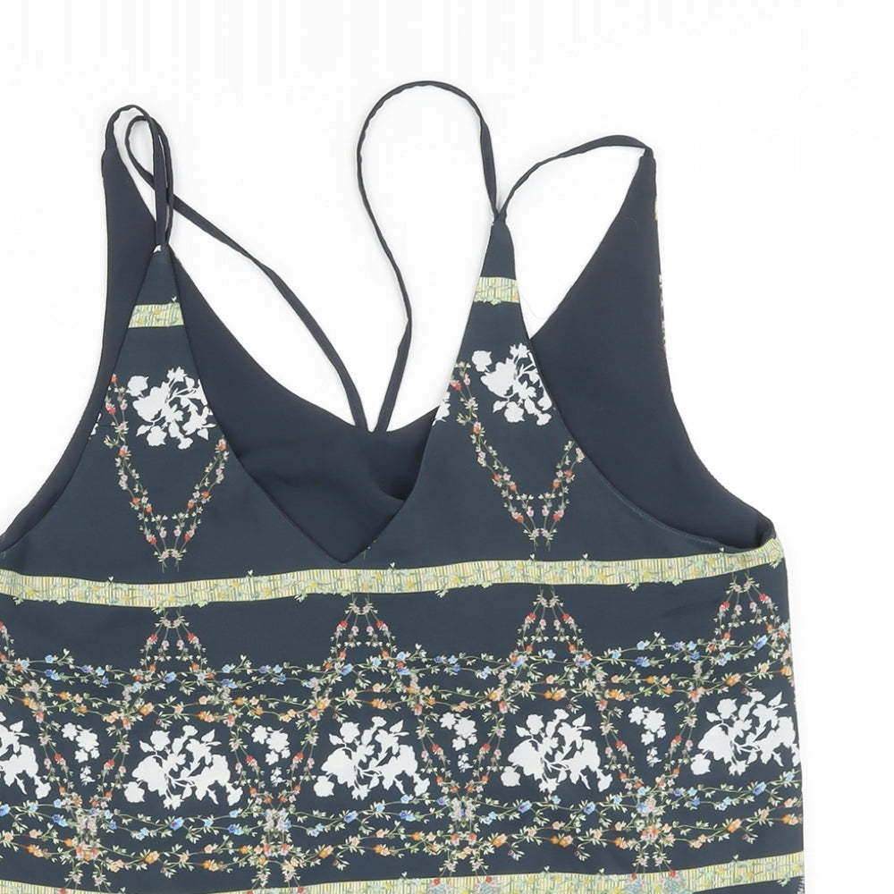 Womens UK Size 10 Topshop Multicoloured Camisole Tank