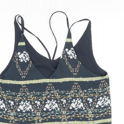 Womens UK Size 10 Topshop Multicoloured Camisole Tank