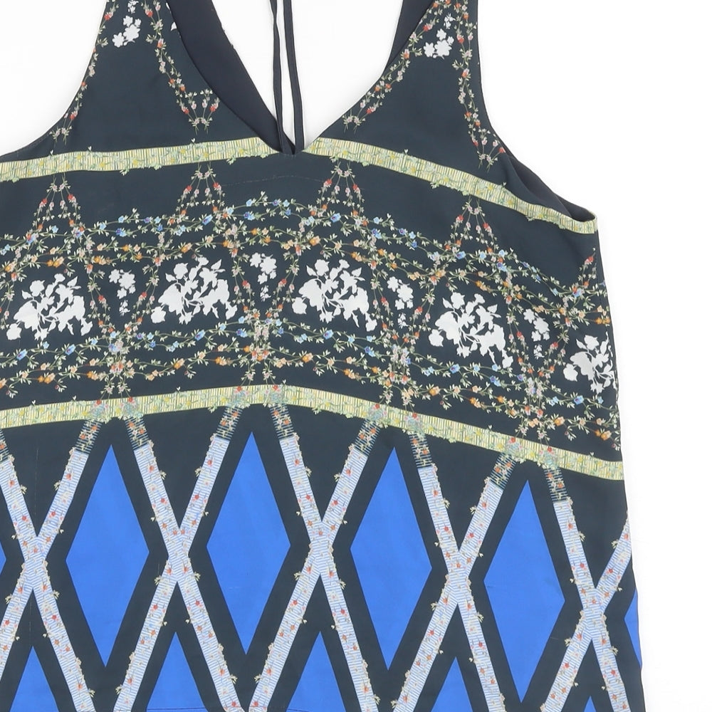 Womens UK Size 10 Topshop Multicoloured Camisole Tank