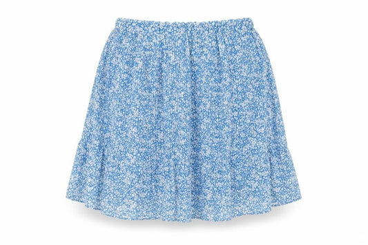 Womens UK Size S Mango Pleated Chiffon Skirt