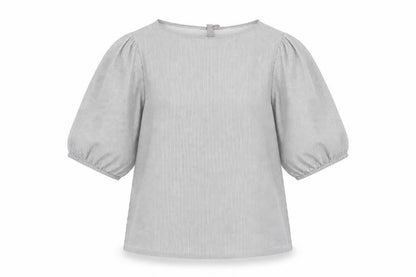Womens UK Size M H&M Black Basic Blouse