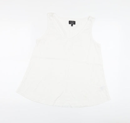 Womens UK Size 10 NEXT White Basic T-Shirt