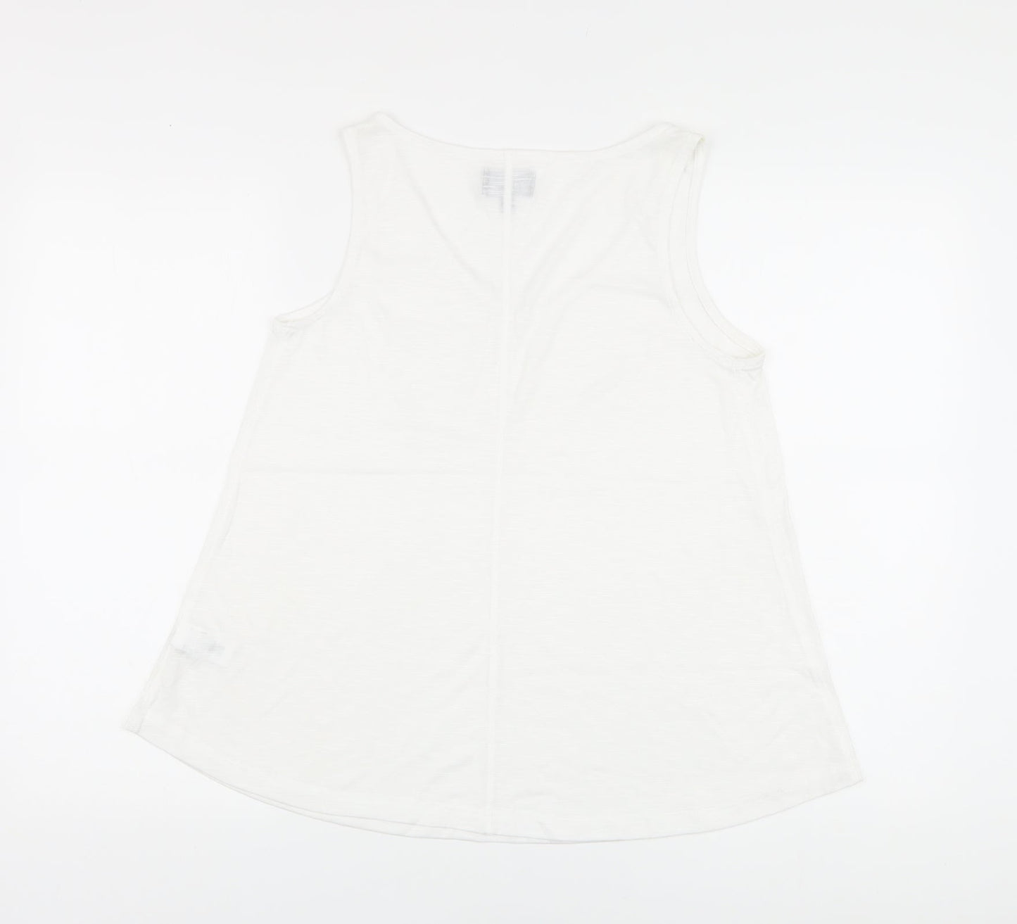 Womens UK Size 10 NEXT White Basic T-Shirt
