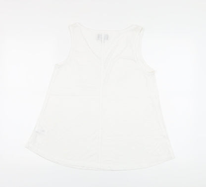 Womens UK Size 10 NEXT White Basic T-Shirt