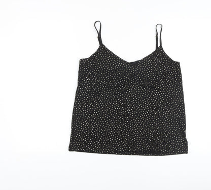 Womens UK Size 10 Warehouse Black Camisole Tank