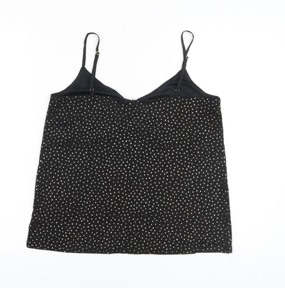 Womens UK Size 10 Warehouse Black Camisole Tank