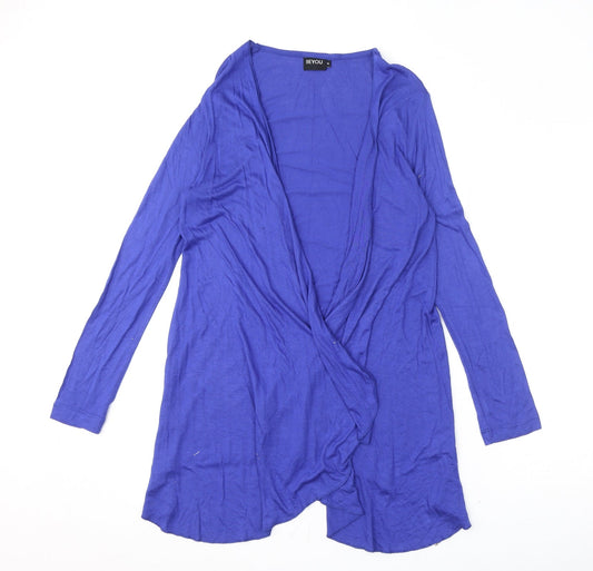 Womens UK Size 14 BeYou Blue Cardigan Jumper