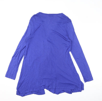 Womens UK Size 14 BeYou Blue Cardigan Jumper
