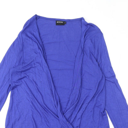 Womens UK Size 14 BeYou Blue Cardigan Jumper