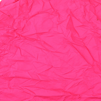 Womens UK Size 12 Marks and Spencer Pink Basic Button-Up