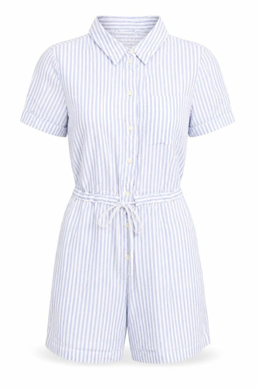 Womens UK Size 12 Marks and Spencer One-Piece Blue Romper