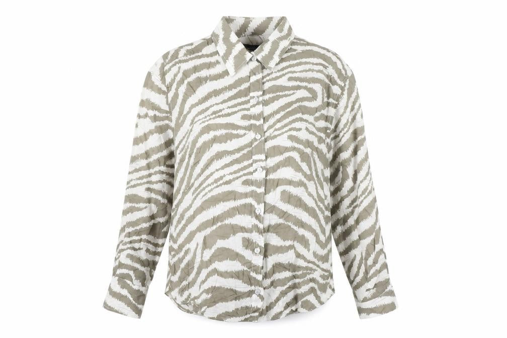 Womens UK Size 6 Marks and Spencer Brown Basic Button-Up