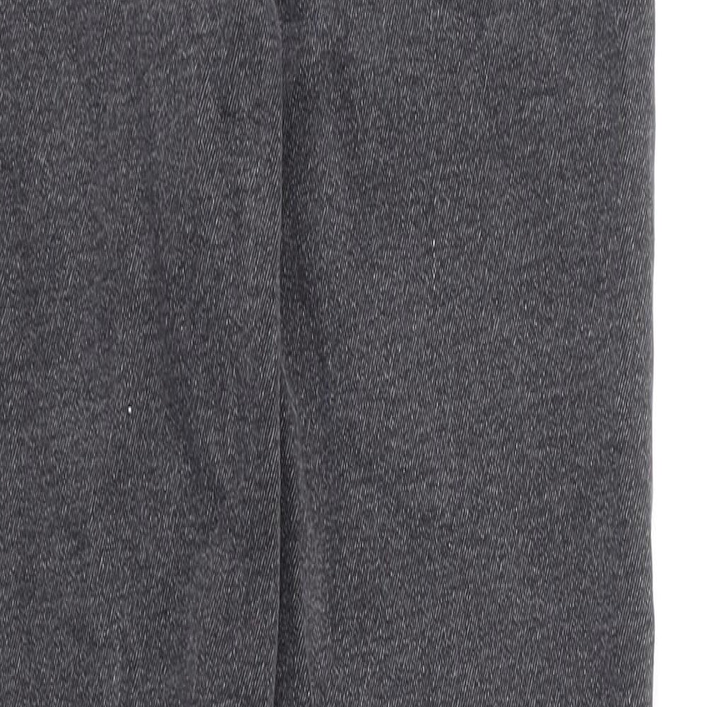 Womens UK Size 8 Stradivarius Regular Fit Straight Grey Jeans