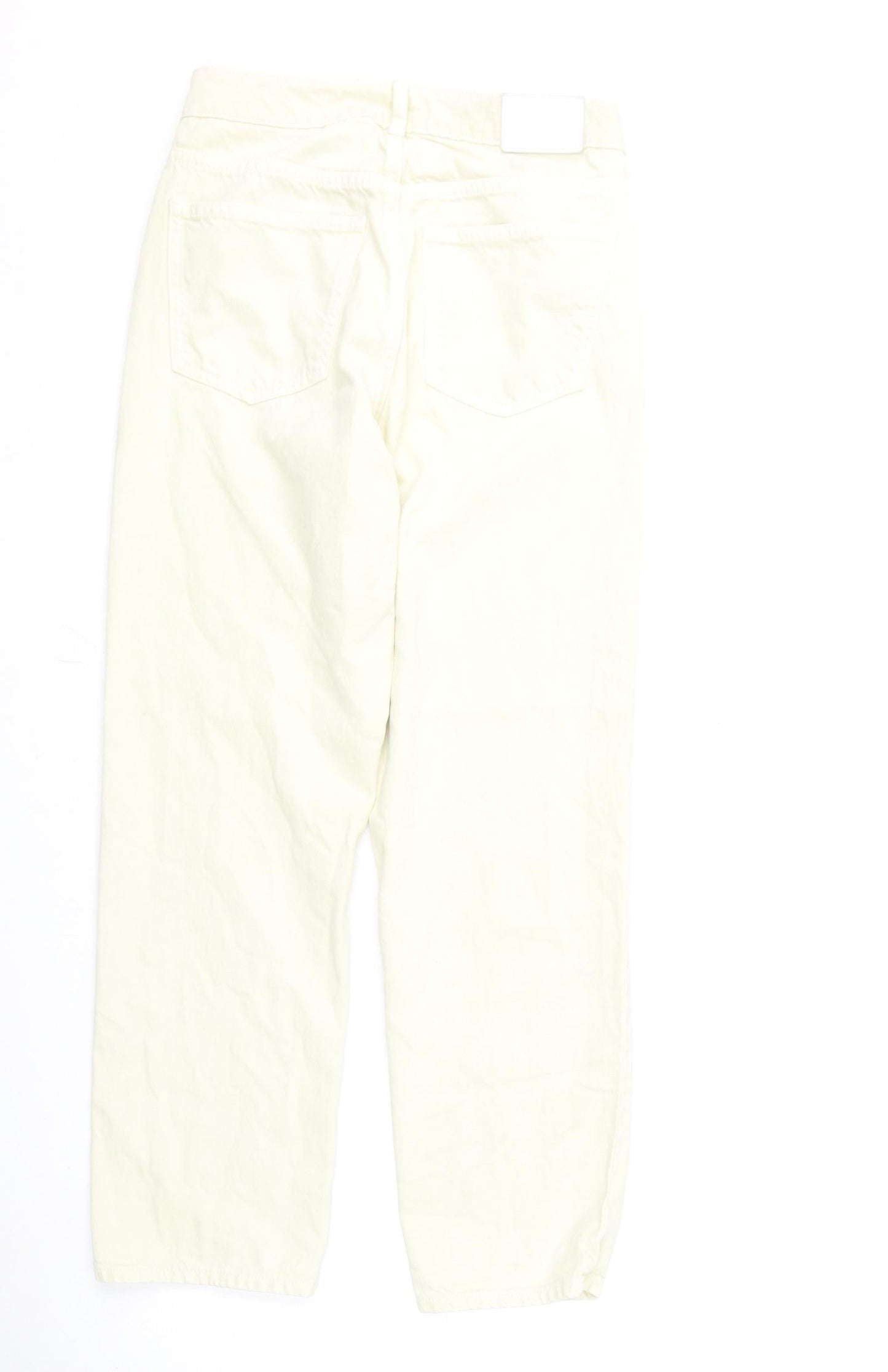 Womens UK Size 27 in Jack Wills Regular Fit Straight Yellow Jeans