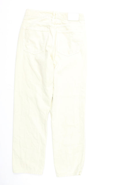 Womens UK Size 27 in Jack Wills Regular Fit Straight Yellow Jeans