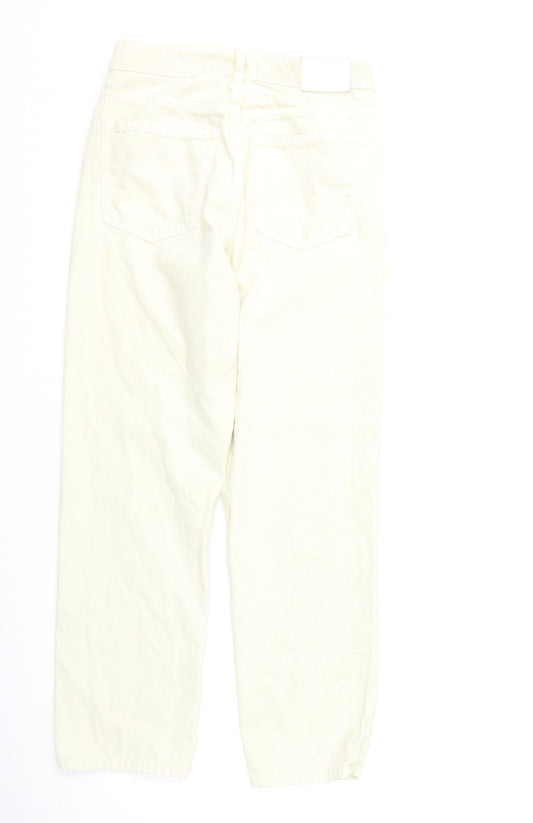 Womens UK Size 27 in Jack Wills Regular Fit Straight Yellow Jeans